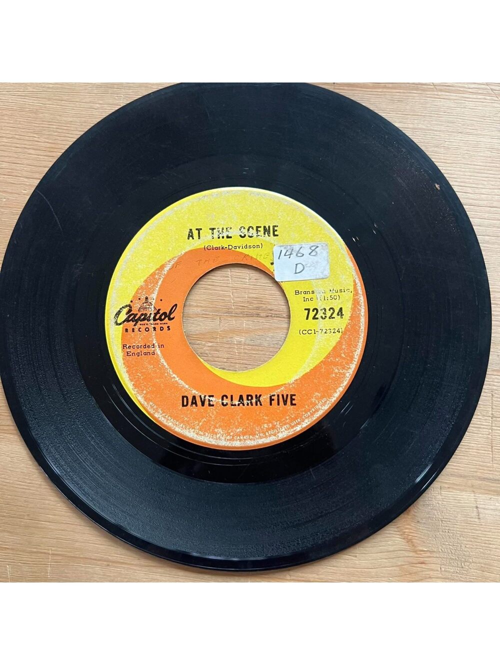 Dave Clark Five - At the Scene/I Miss You 45rpm VG+ R14